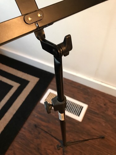 On-Stage Compact Sheet Music Stand New , no gig bag for it .