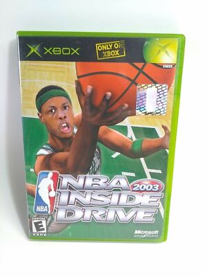 NBA Inside Drive 2003 Microsoft Xbox FREE FAST Shipping Fun Basketball Game