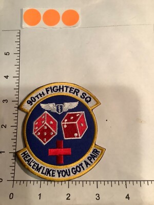 USAF 90TH FIGHTER SQUADRON PATCH 