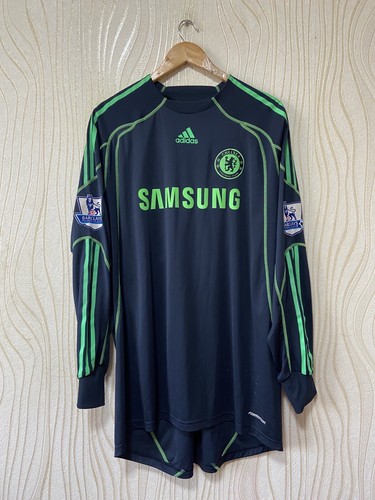CHELSEA 2009 2010 GOALKEEPER FOOTBALL SHIRT JERSEY ADIDAS