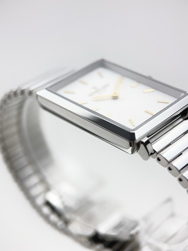 NEW Gomelsky By Shinola Shirly Rectangular Steel Quartz Watch w/ Box MSRP $850