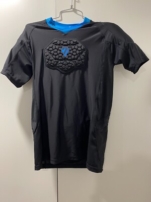 SeveniDP 7iDP Men's Flex Body MTB Protector, Black/Blue, Medium , NEW
