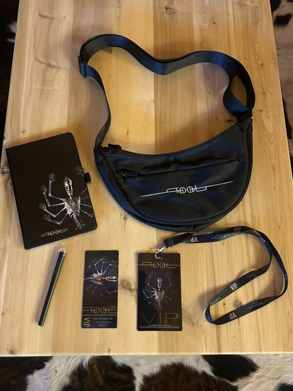 TOOL VIP PACKAGE 11/3/2023 Knoxville TN Bag Commemorative Ticket Lanyard Pad Pen