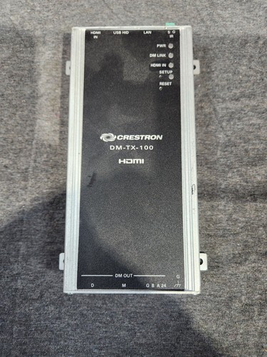 Crestron DM-TX-100 HDMI USB Ethernet Digital Media Network Transmitter