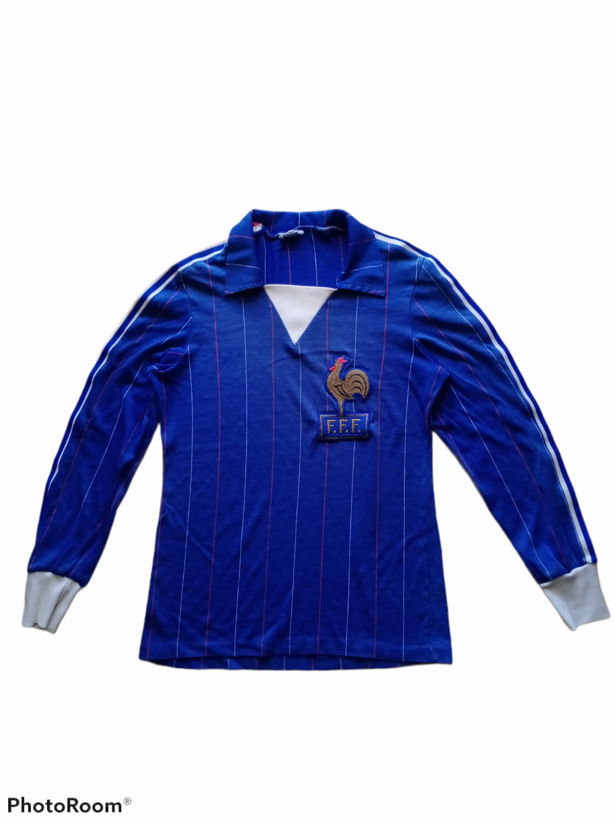 Vintage 80s Adidas Ventex Jersey France FFF Michel Platini World Cup 1982 eBay