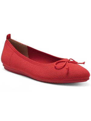 

VINCE CAMUTO Женские красные моющиеся балетки из фланы с бантом и платьем, 7,5 м, Красный, VC-FLANNA