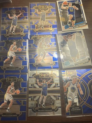 Warriors Rookie Investment Lot Of 9 Rc Podziemski Trayce Jackson Davis Rc Lot