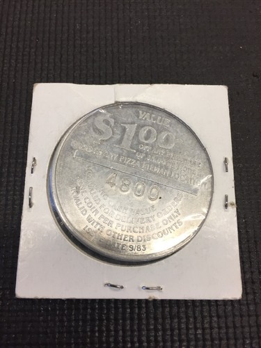 Pizza Pieman Luigi Lire Vancouver BC $1 Token coin Combine Shipping