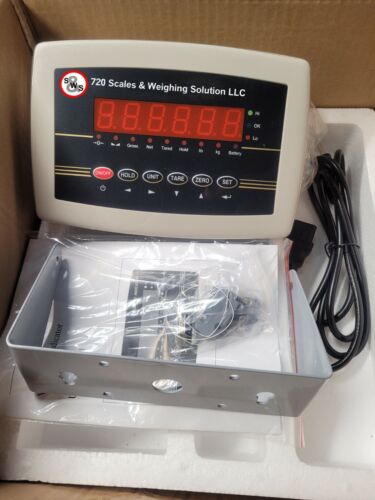10000 x 2 LB CALIBRATED S-TYPE LOAD CELL INDICATOR HANGING CRANE SCALE TENSION