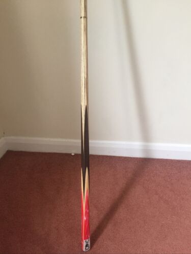 Powerglide Diamond Red Ash and Rosewood Snooker Cue 18oz and Soft Case