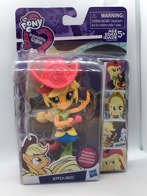 2016 My Little Pony Rockin' Apple Jack Equestria Girls 5'' Minis Doll RARE
