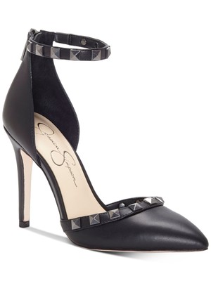 

JESSICA SIMPSON Женские Черные Туфли-лодочки Paddedd D Orsay Prinella Stiletto, Черный, JS-PRINELLA