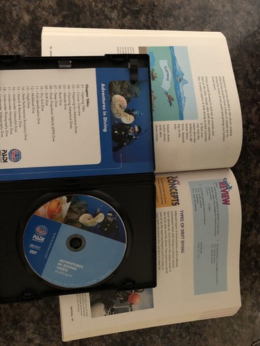 PADI Adventures in Diving Scuba Manual And DVD