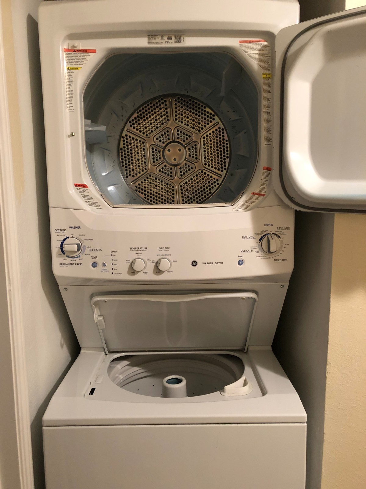 GE General Electric Washer/Dryer Laundry Center