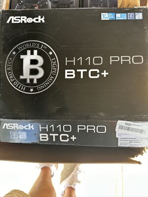ASRock H110 Pro BTC+ LGA 1151, Intel (H110PROBTC) Motherboard