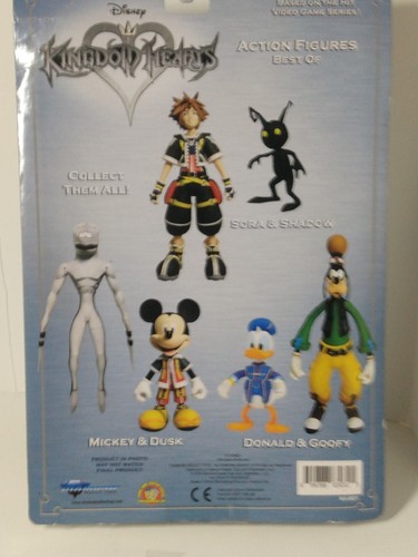 DISNEY Kingdom Hearts Sora & Heartless Shadow Action Figure Toy Set Diamond