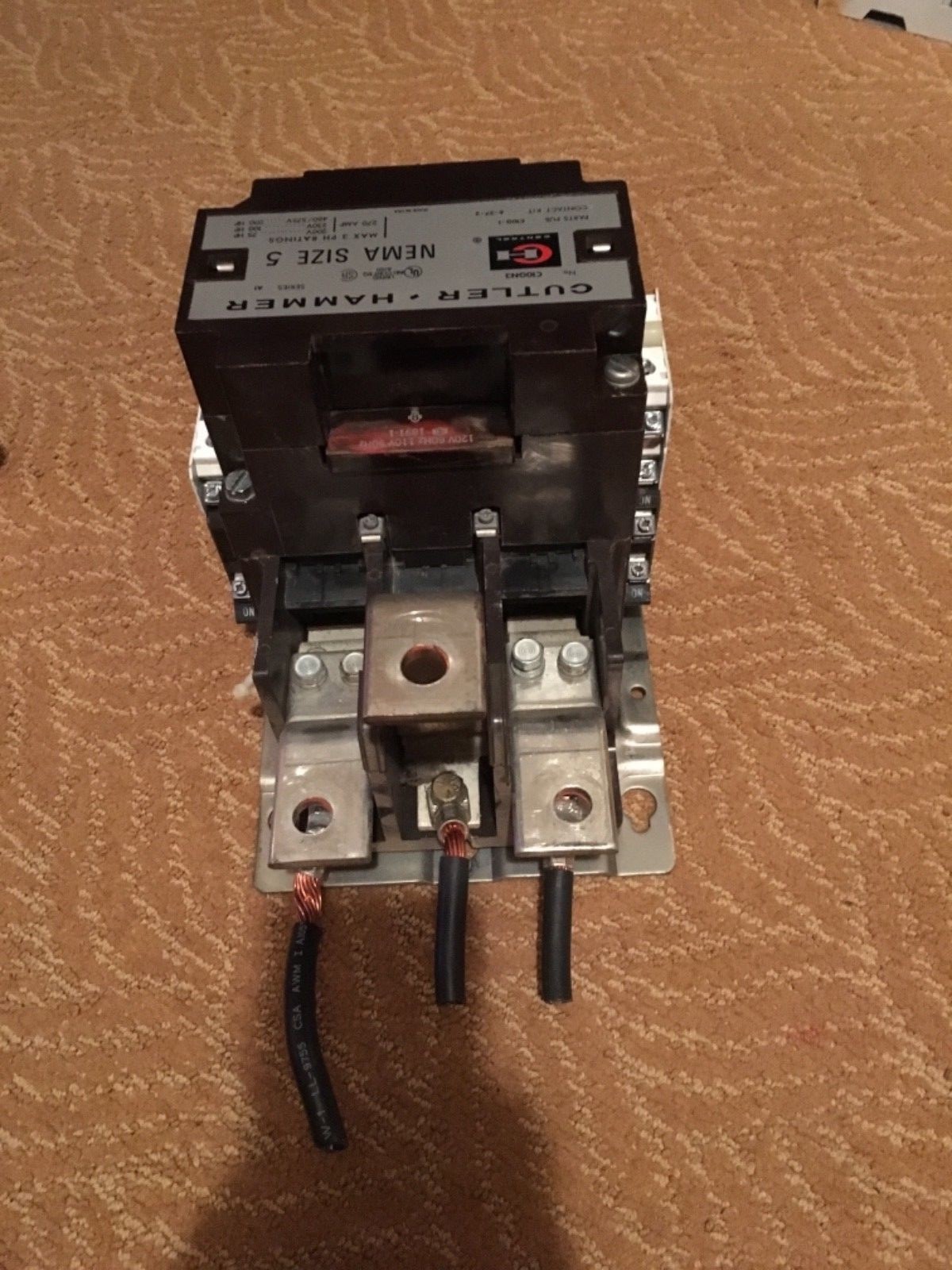 Cutler Hammer C10GN3 Nema Size 5