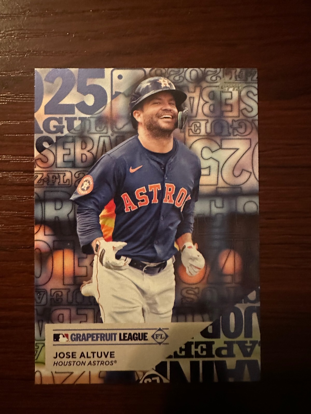 Houston　ASTROS 2025 Topps Series 1- Jose Altuve Grapefruit League Houston