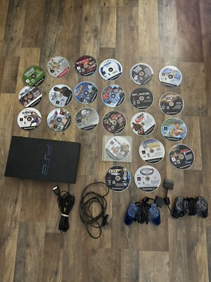 Sony PlayStation 2 Console LOT WITH GAMES!!! *TESTED* READ DESCRIPTION