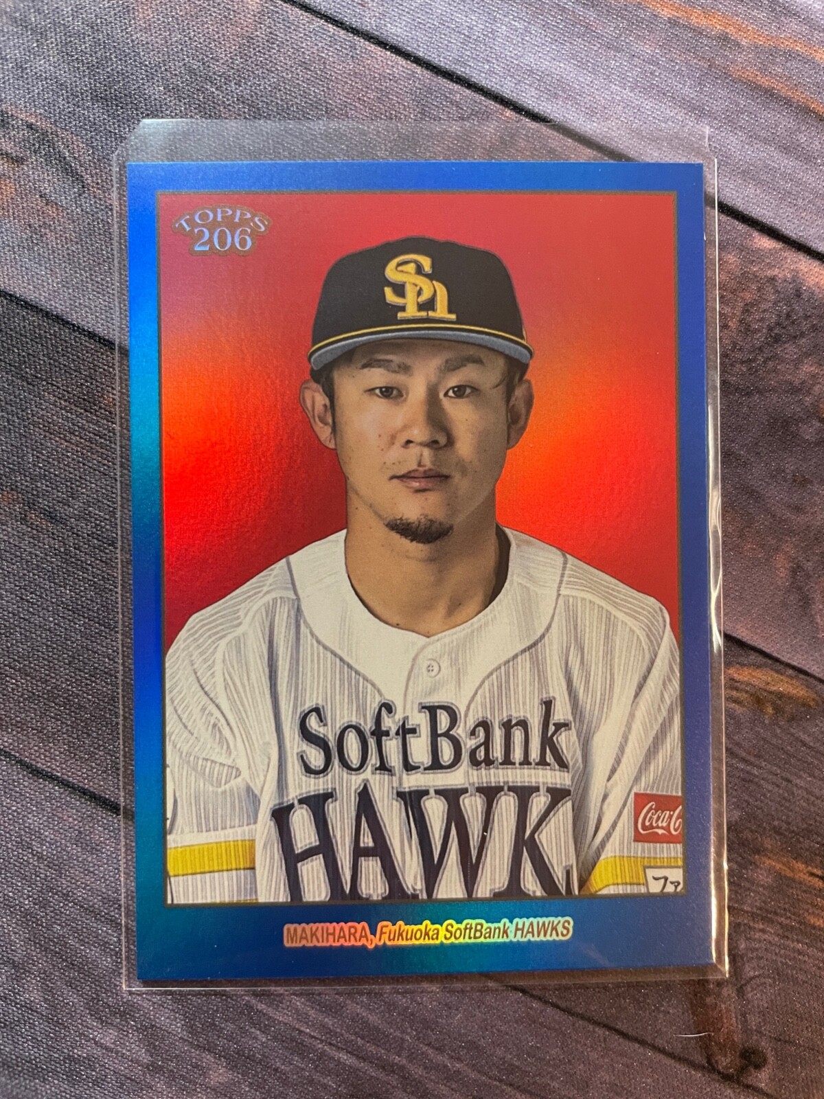 2023 Topps NPB 206 Taisei Makihara Blue /75 Fukuoka Softbank Hawks