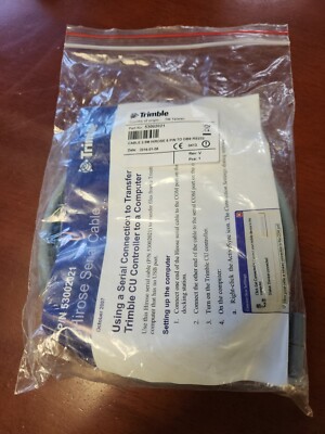 Trimble 53002021 Data Cable Digital Level RS232 DINI 03 HRS 6 Pin OEM New