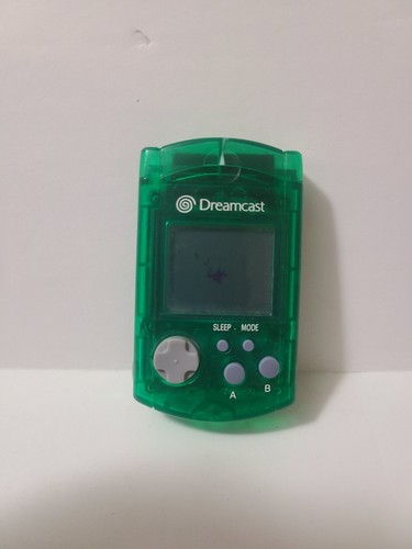 Official Sega Dreamcast Green VMU Visual Memory Card Unit