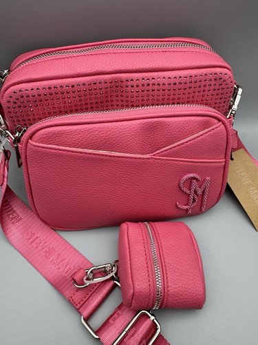 STEVE MADDEN ピンク ボディバッグ Steve Madden Bwebberp Crossbody TikTok Women's Tote Bag