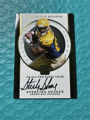 2017 Panini Pantheon Milestone Scripts Shannon Sharpe Auto #8/25 Rare! Read!