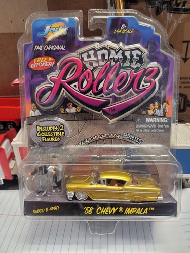 Jada Toys Homie Rollers ‘59 Chevy Impala Homie Rollerz '59 Chevy Impala with Cruzer & Gordo Figures
