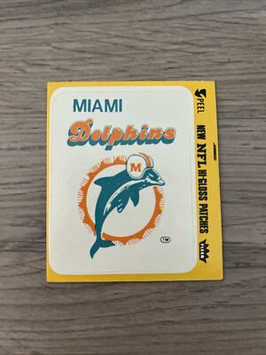 MIAMI DOLPHINS 1978 FLEER TEAM ACTION STICKER (315)