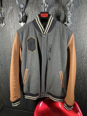 «L» Nike Black History Month Destroyer Jacket BHM Leather/Wool Varsity Letterman