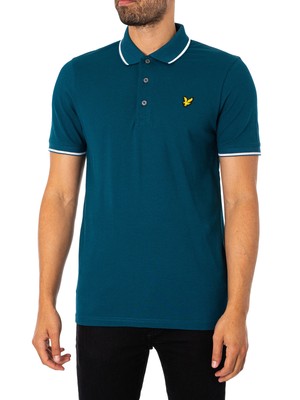 

Мужская рубашка-поло Lyle - Scott, синяя, Синий, SP1524VOG-X170