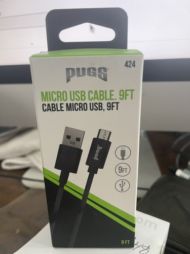 PUGS Extra Long Foot Tangle Resistant Micro USB Cable