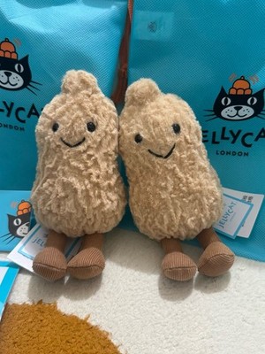 NEW Jellycat Peanut Plush 15cm Brand New With Tags With Dust Bags UK
