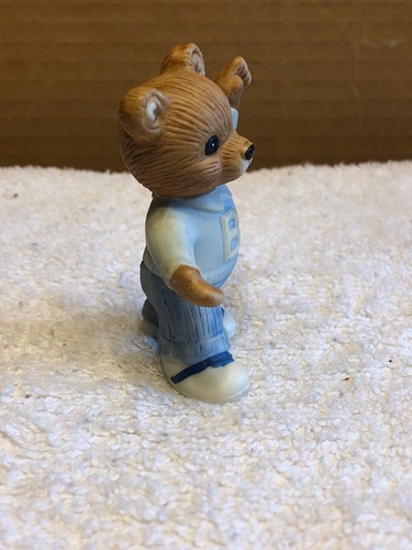 Homco Cheerleader Bear Figurine