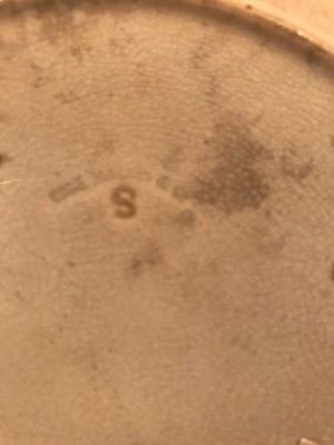 VINTAGE PINK TRANSFERWARE ITALY PLATE LERIGI GULF OF SPIZ