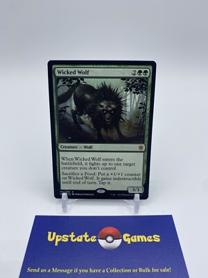 MTG Wicked Wolf Throne of Eldraine 181/269 Regular Rare NM