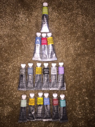 Lot Of 43 Winsor & Newton Professional Watercolor .5 ML / .17 OZ paint