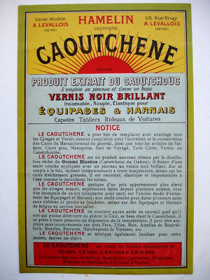 BROCHURE" CAOUTCHENE HAMELIN"  20,5X 13,5 CM-  ANNÉE 30