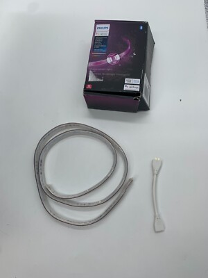 Philips - Hue Bluetooth Lightstrip Plus 40-inch Extension - White and Color