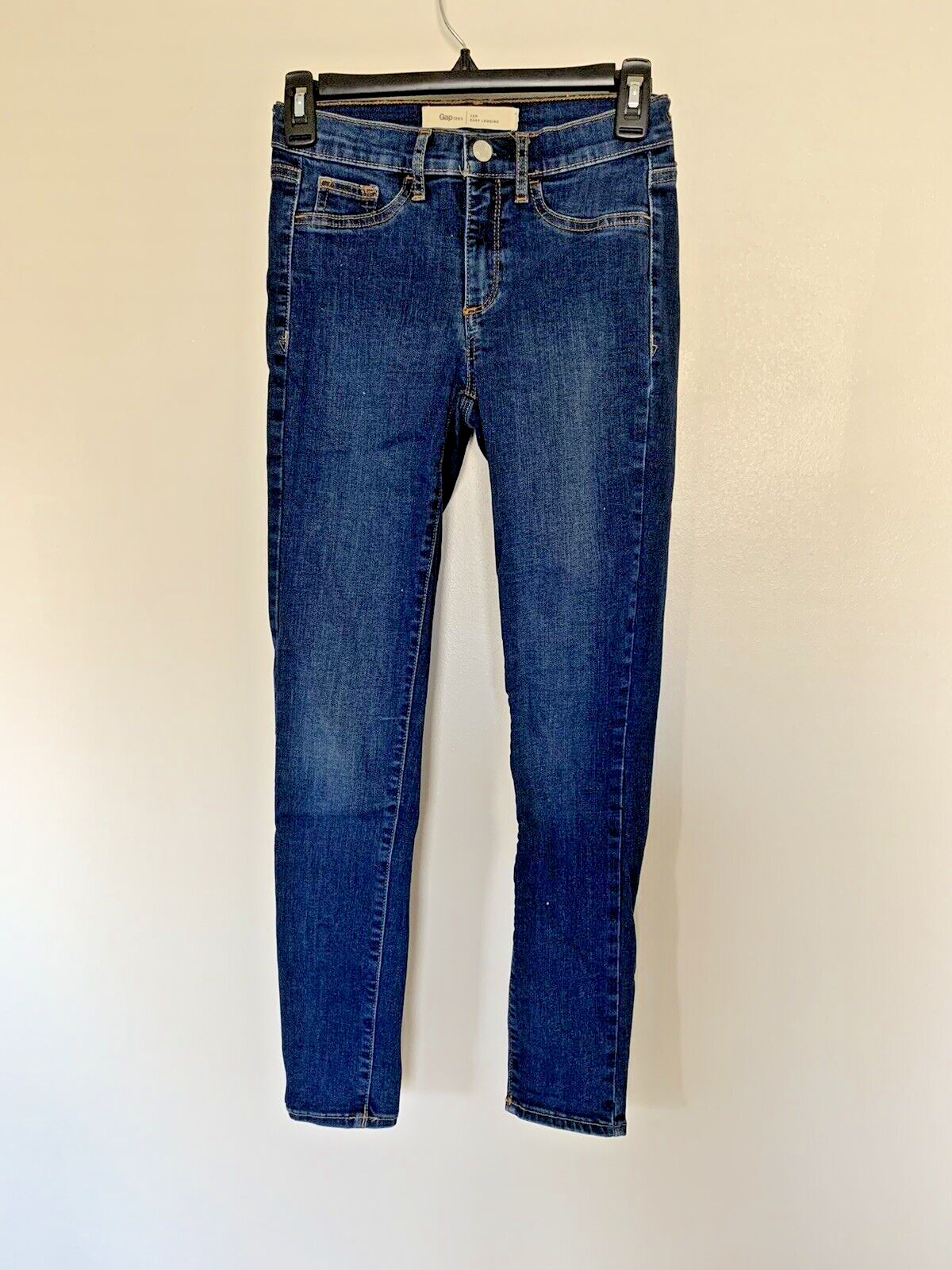 GAP 1969 Women s 25R Easy Leggings Low Rise Jeans Stretch Blue