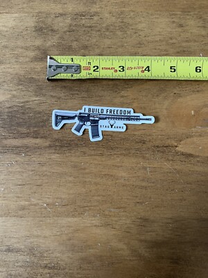 Stag Arms I Build Freedom Rifle AR Vinyl Sticker/Decal Shot Show OEM Authentic!