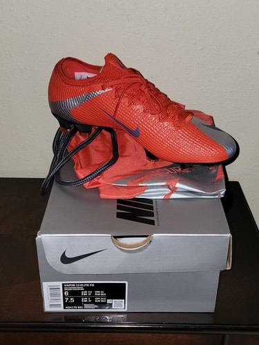 Pre-owned Nike Mercurial Vapor 13 Elite Fg Dna Limited Edition Mens Sz 6 Aq4176-851 In Orange
