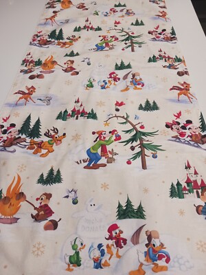 Disney Christmas Mickey Mouse and Friends Reversible Table Runner