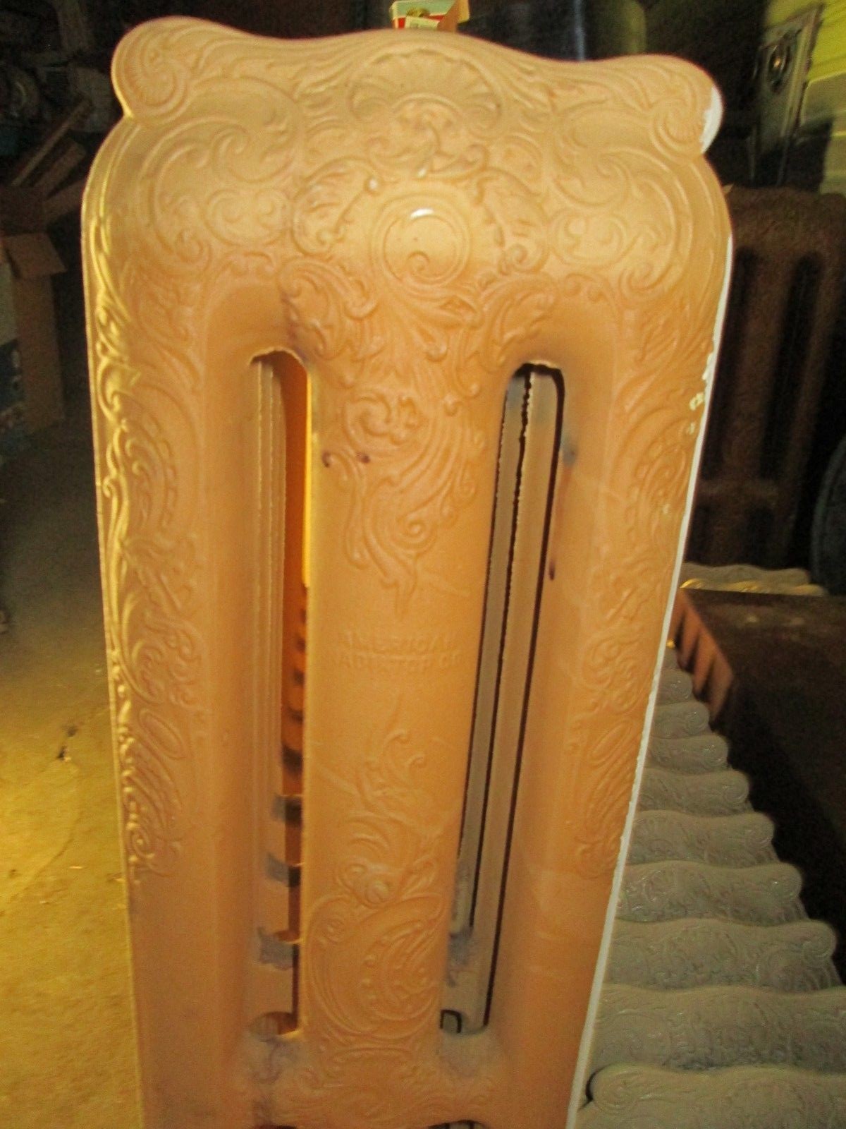 4 Vintage/ Antique Radiators Cast Iron told 1910) ( Am. Radiator Co.) 3 covers