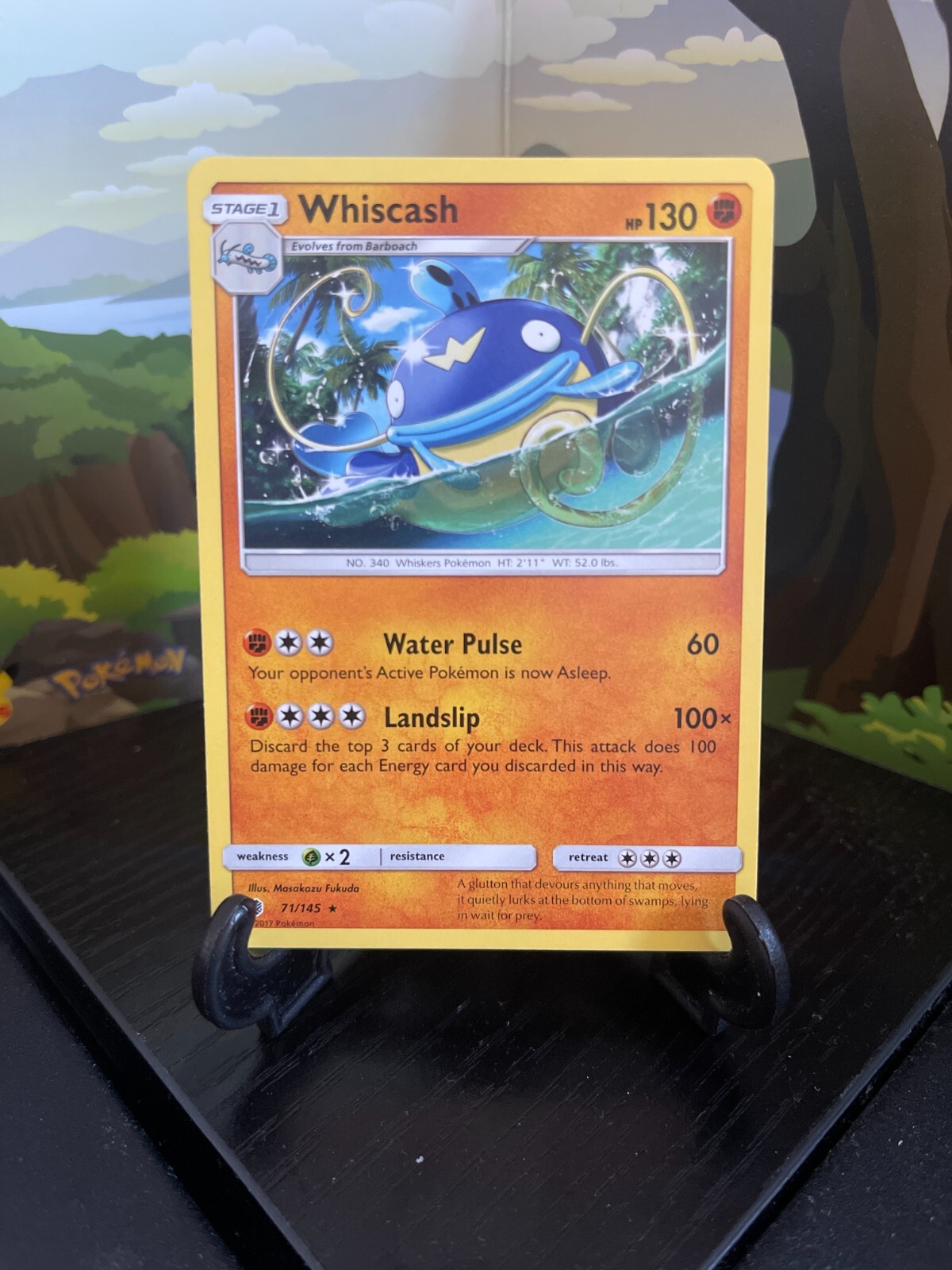 whiscash pokemon card value Whiscash 71/145 - Guardians Rising - Rare - Pokemon Card TCG - LP