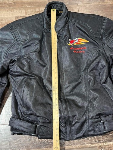 Honda Racing Mens Padded Motorcycle Jacket Intersport Woody Woodpecker Sz Large