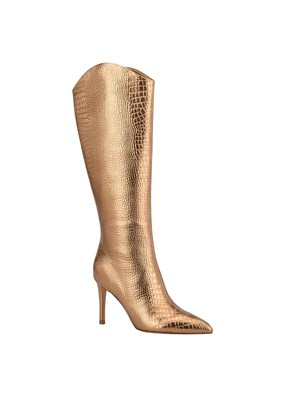 

NINE WEST Женские ботинки Erli бежевого цвета с острым носком на шпильке,  м, Бежевый, WNERLI3