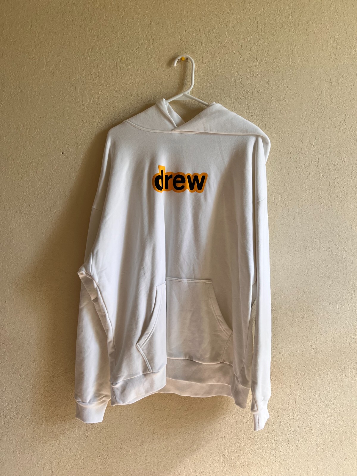 Drew House Men's Deconstructed Mascot Smiley Hoodie - White