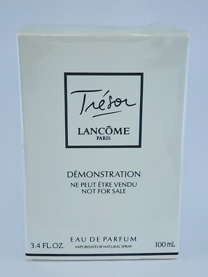 VTG LANCOME TRESOR EAU DE PARFUM 3.4 oz / 100 ml DEMO * SEALED BOX